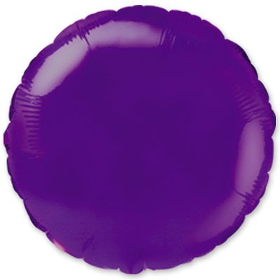 Фольгированный Круг, Фиолетовый (81 см)